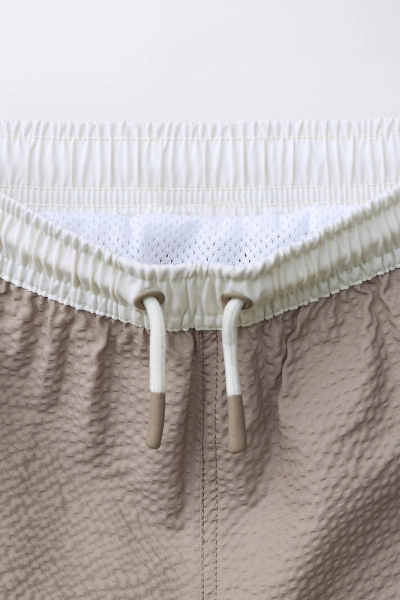 2-6 YEARS / LABEL SWIM SHORTS