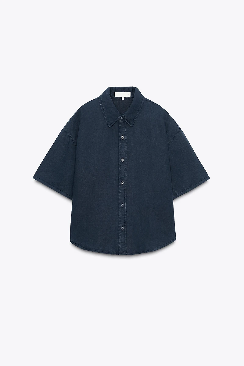 LINEN COTTON SHIRT