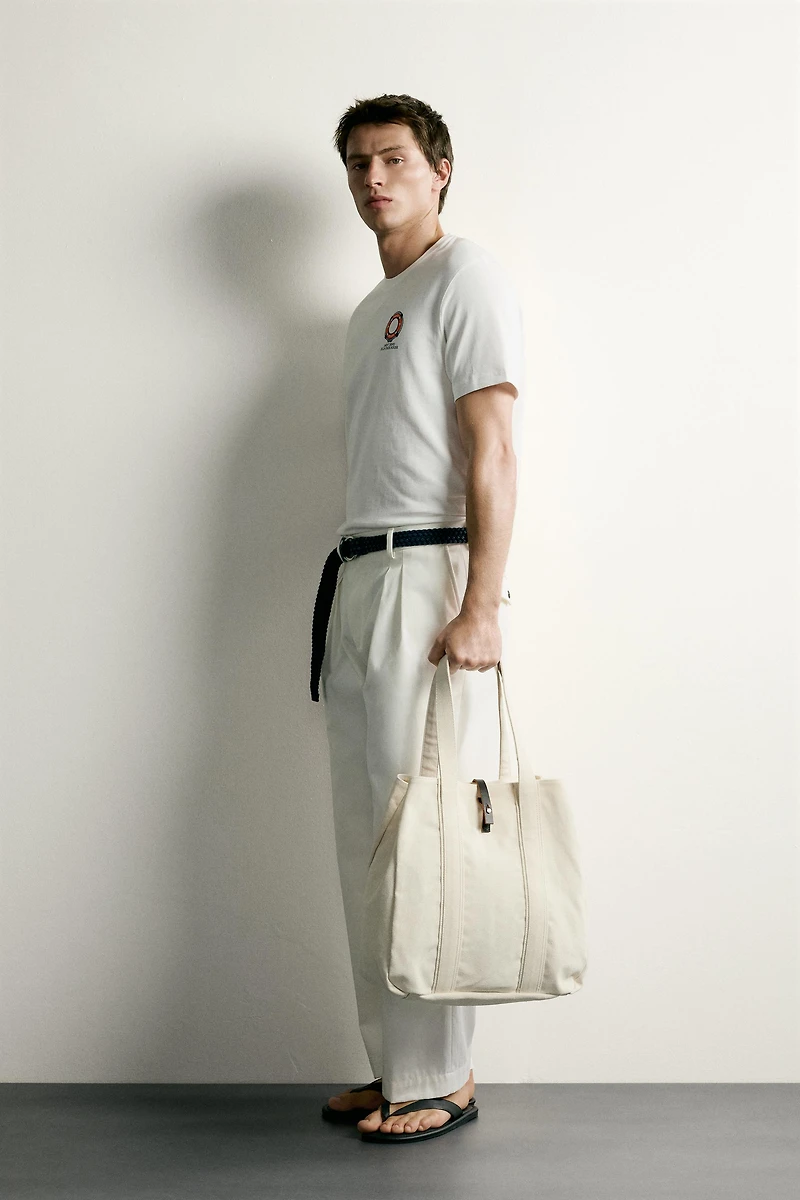 COMBINED EMBROIDERY REGULAR FIT T-SHIRT