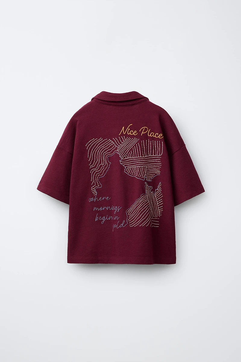 EMBROIDERED POLO SHIRT