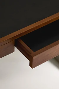 BUREAU BOIS PIEDS MÉTALLIQUES