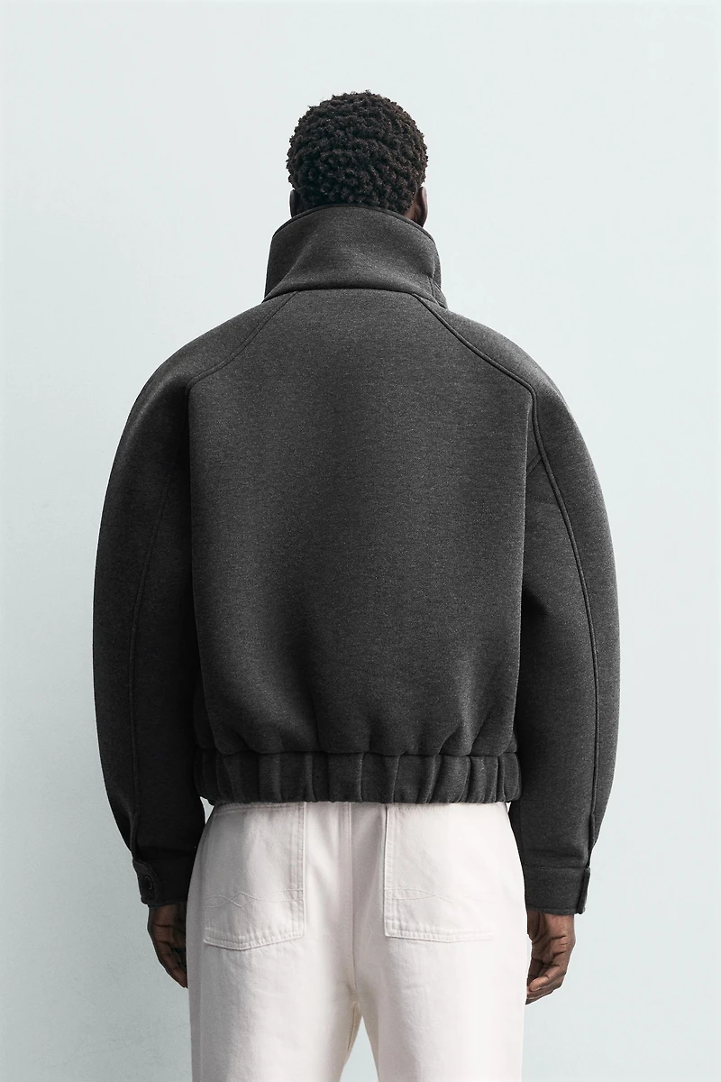 TECHNICAL WRAP-NECK JACKET