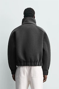 TECHNICAL WRAP-NECK JACKET