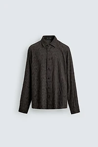 FLOWY JACQUARD SHIRT