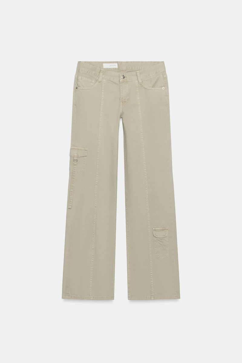 SEAM DETAIL CARGO PANTS
