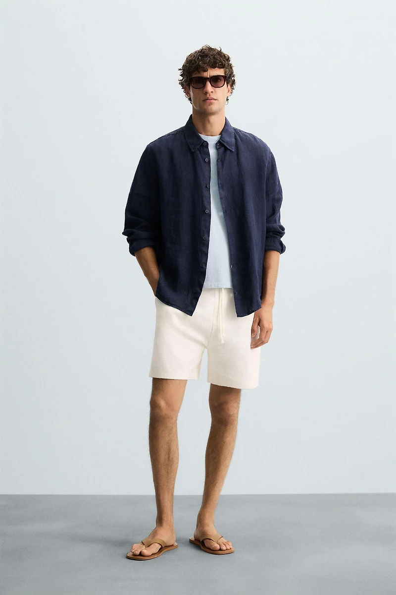 BERMUDA DE JOGGING TEXTURÉ