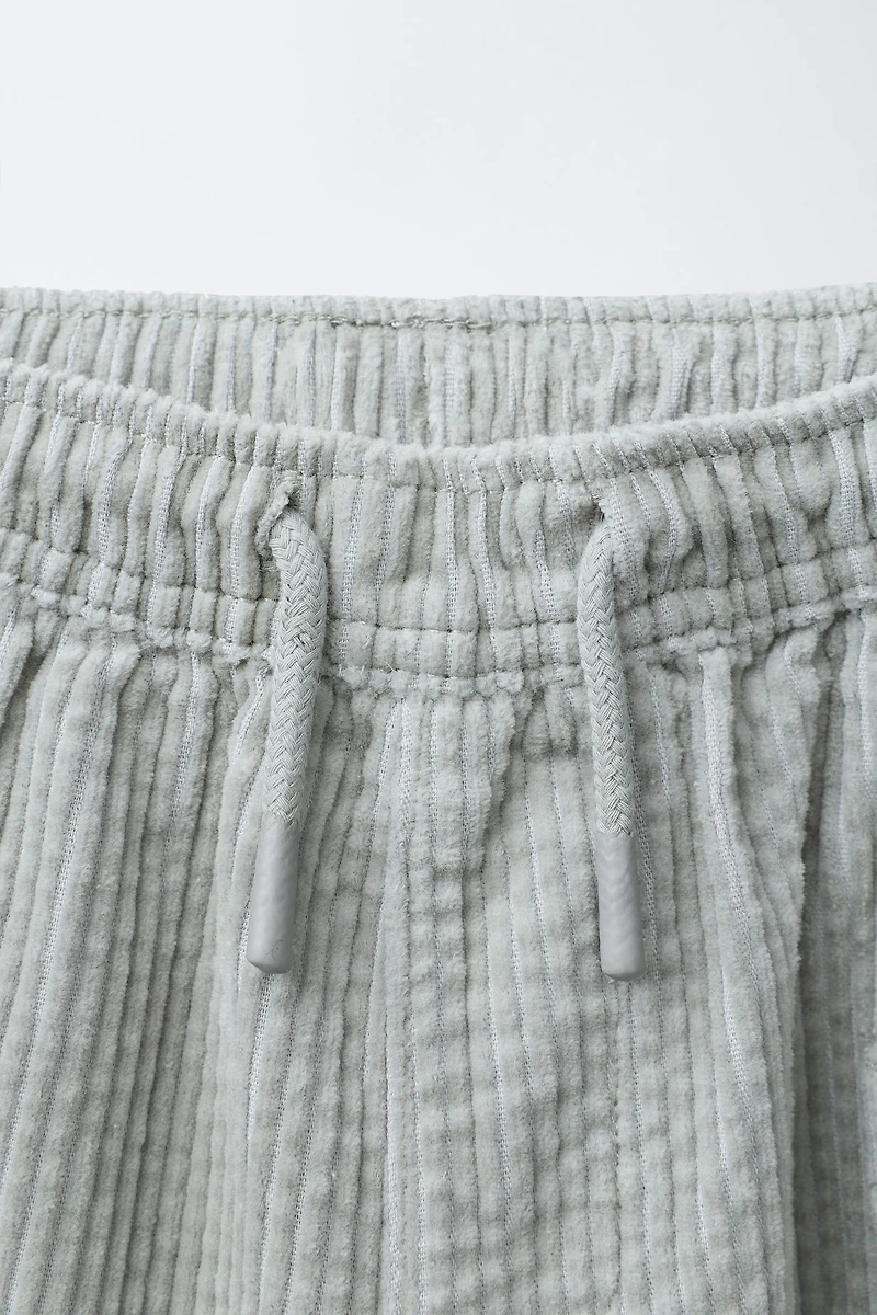 CORDUROY PANTS WITH POCKETS