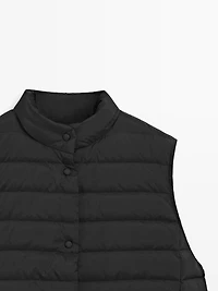 Quilted puffer gilet