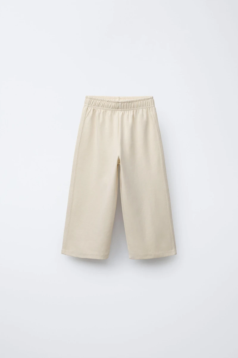 PANTALON À JAMBES LARGES