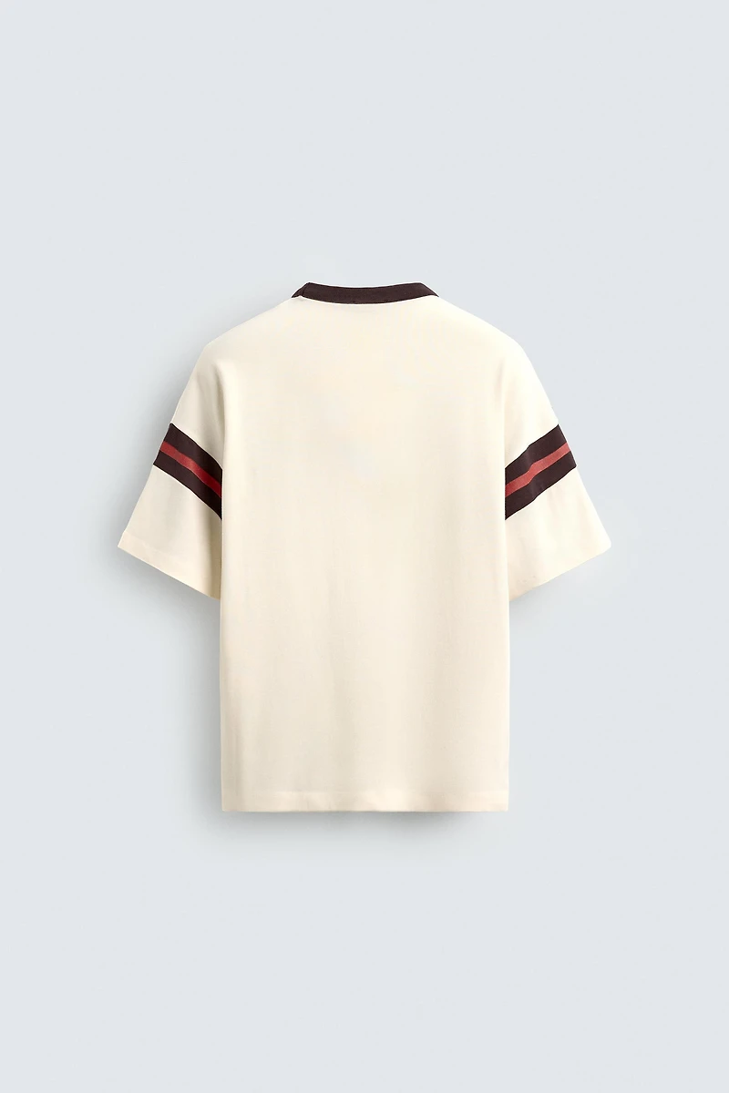 RIB STRIPE T-SHIRT