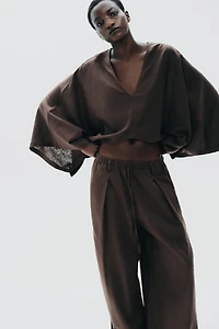 ASYMMETRIC CAPE KIMONO