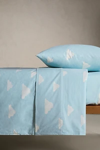 DRAP DE DESSUS ENFANT IMPRIMÉ NUAGES