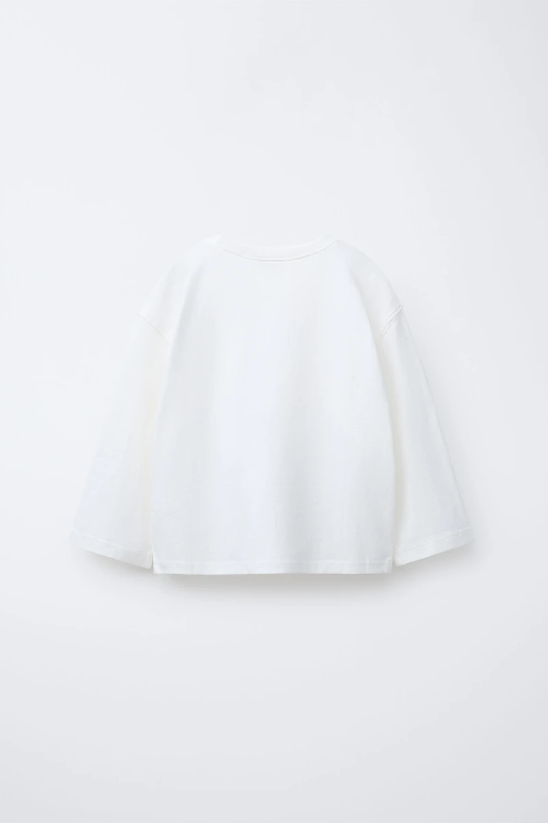 T-SHIRT BASIQUE CŒUR BRODÉ