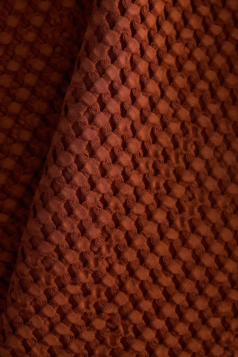 WAFFLE-KNIT COTTON KITCHEN TOWEL X COLLAGERIE