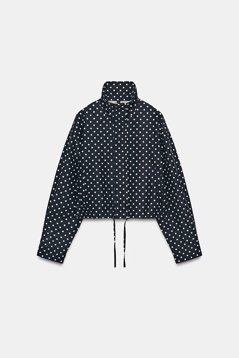 PUFFED POLKA DOT JACKET