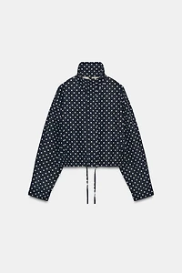 PUFFED POLKA DOT JACKET