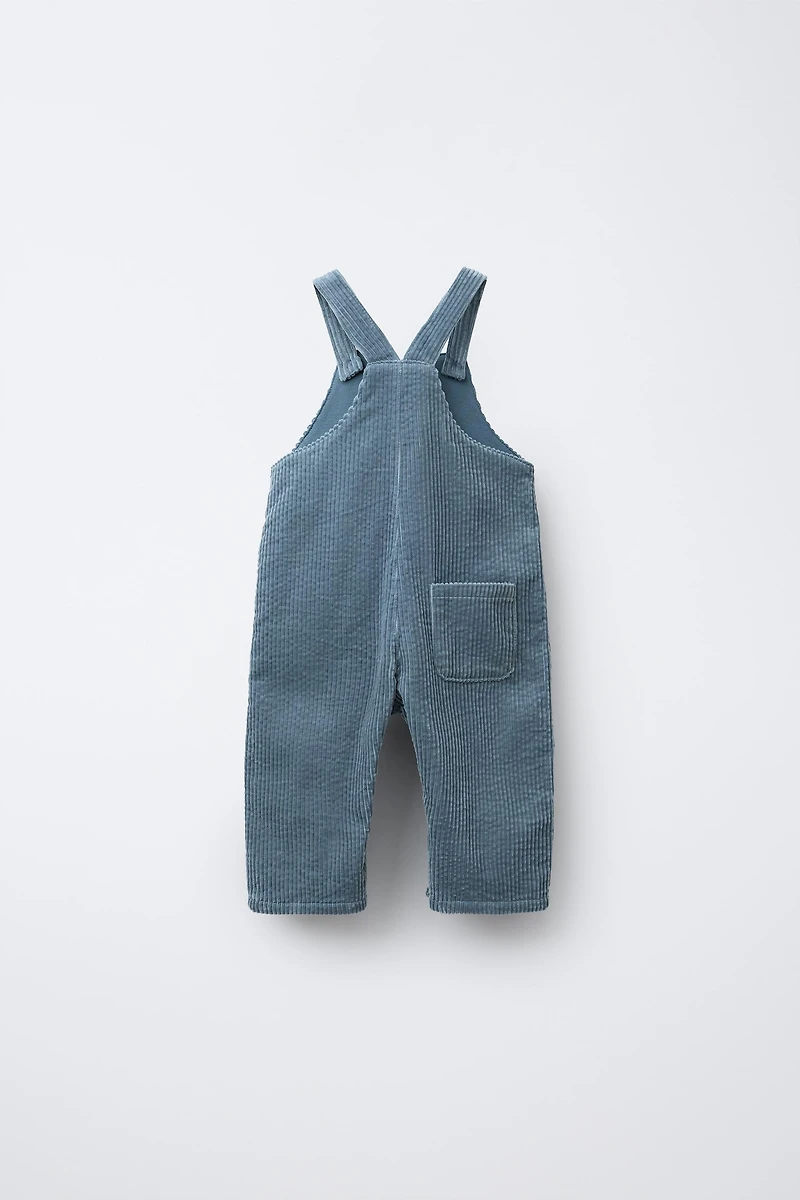 THICK CORDUROY OVERALLS