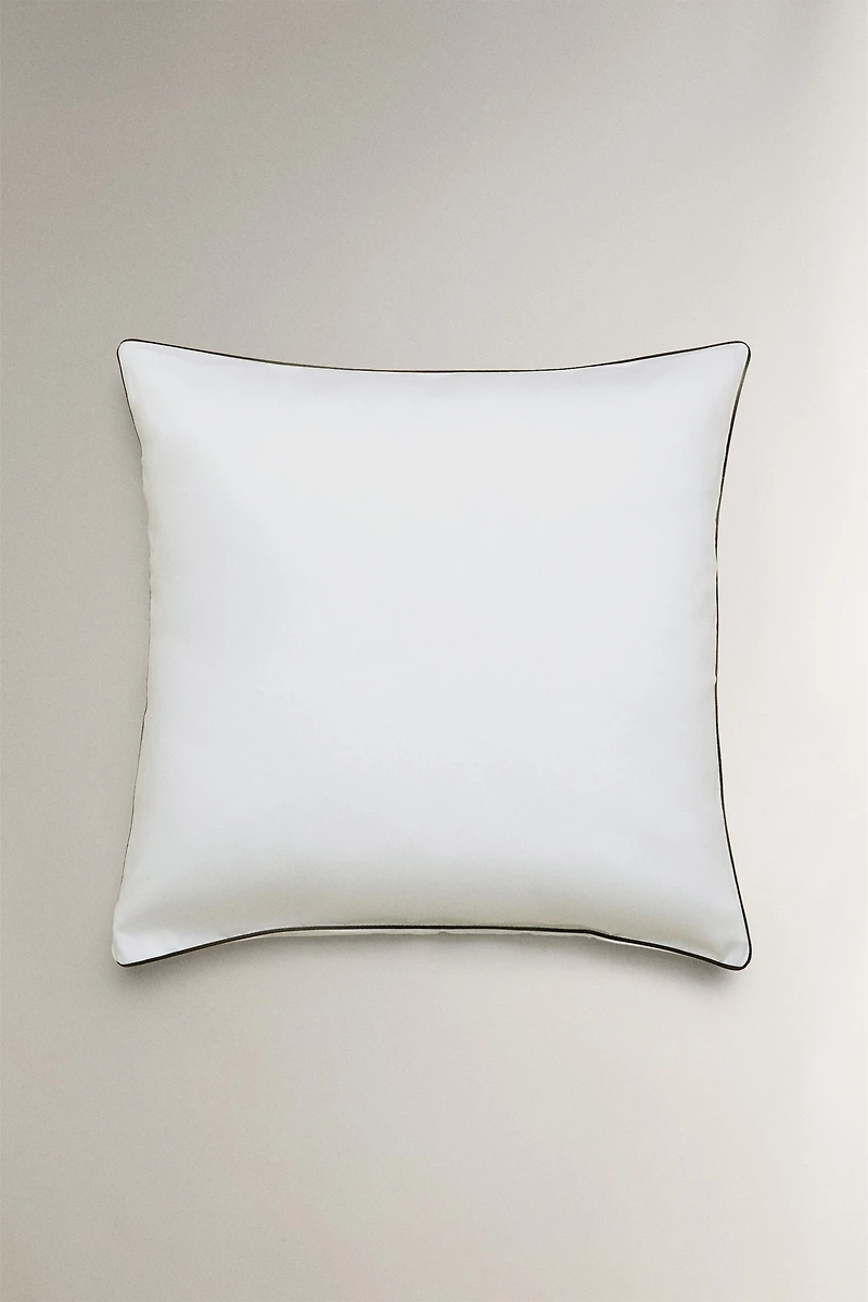 SATEEN PILLOWCASE WITH PIPING
