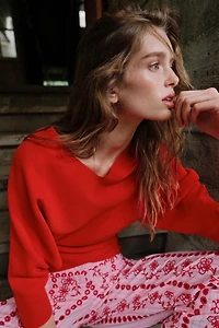 PUFF SLEEVE KNIT JUMPER