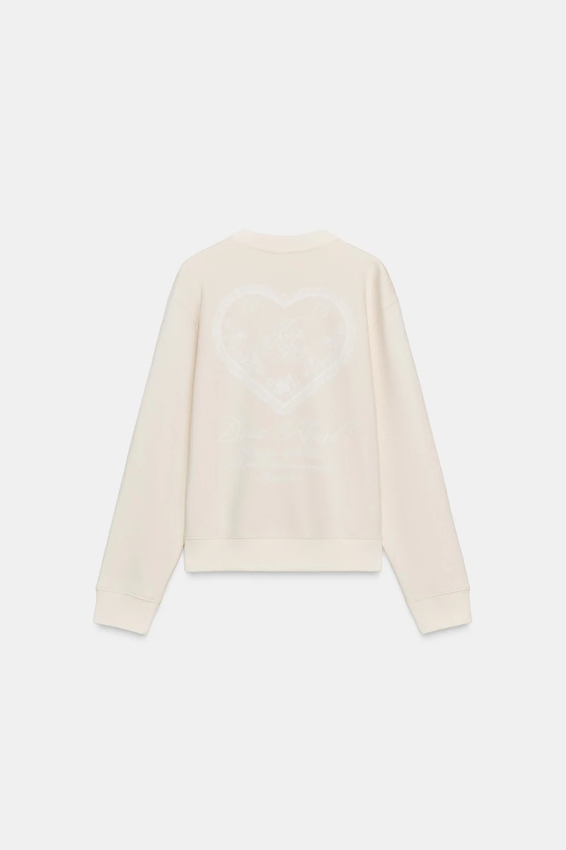 FRONT TEXT SWEATSHIRT