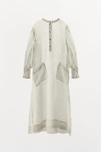 100% LINEN TUNIC DRESS