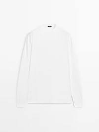 T-shirt manches longues en coton medium weight