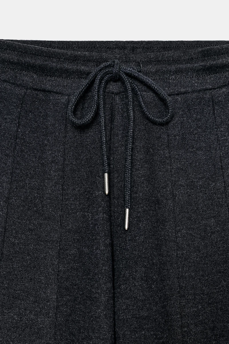 BALLOON RIB SOFT PANTS