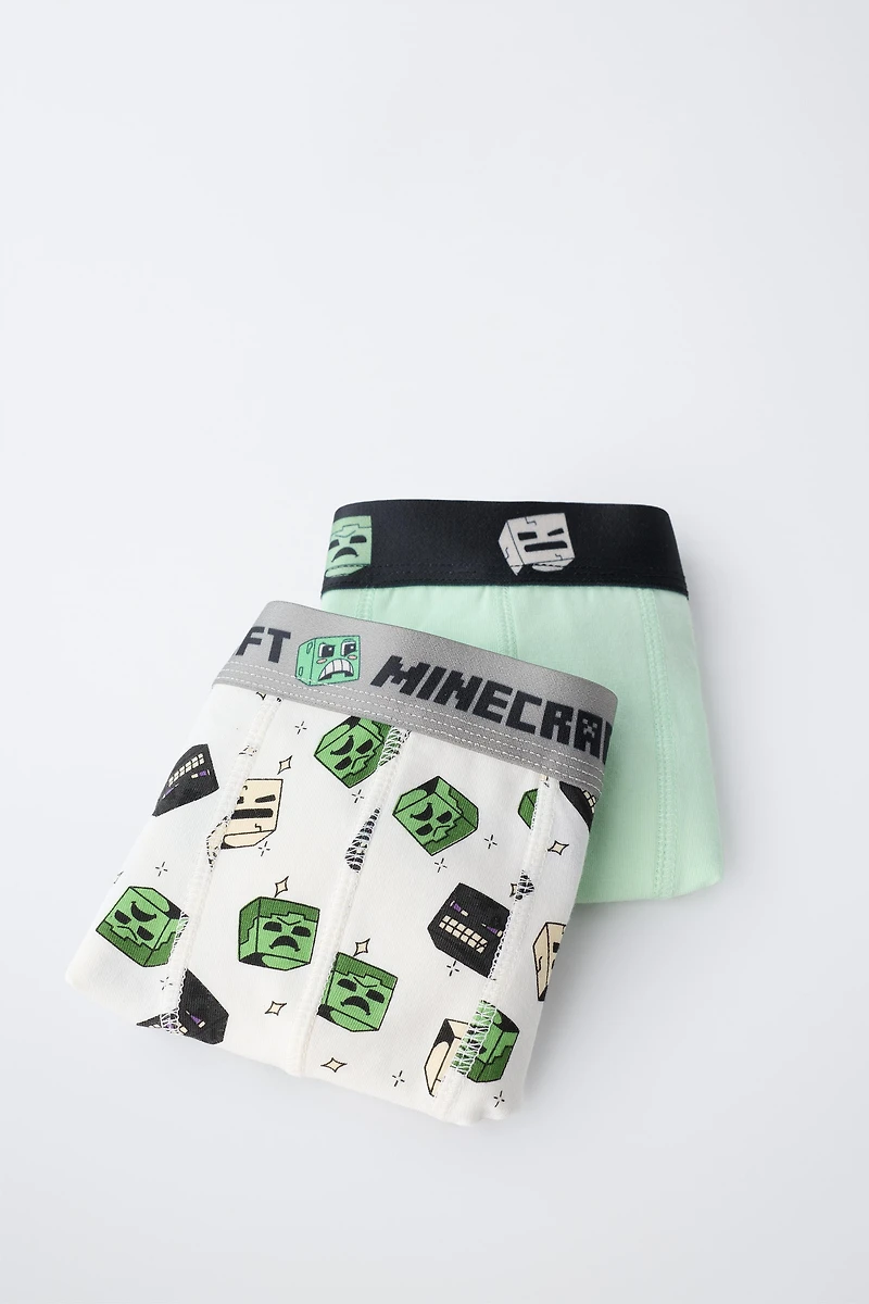 AGES 6-14 / TWO-PACK MINECRAFT © MOJANG AB. ™ BOXERS