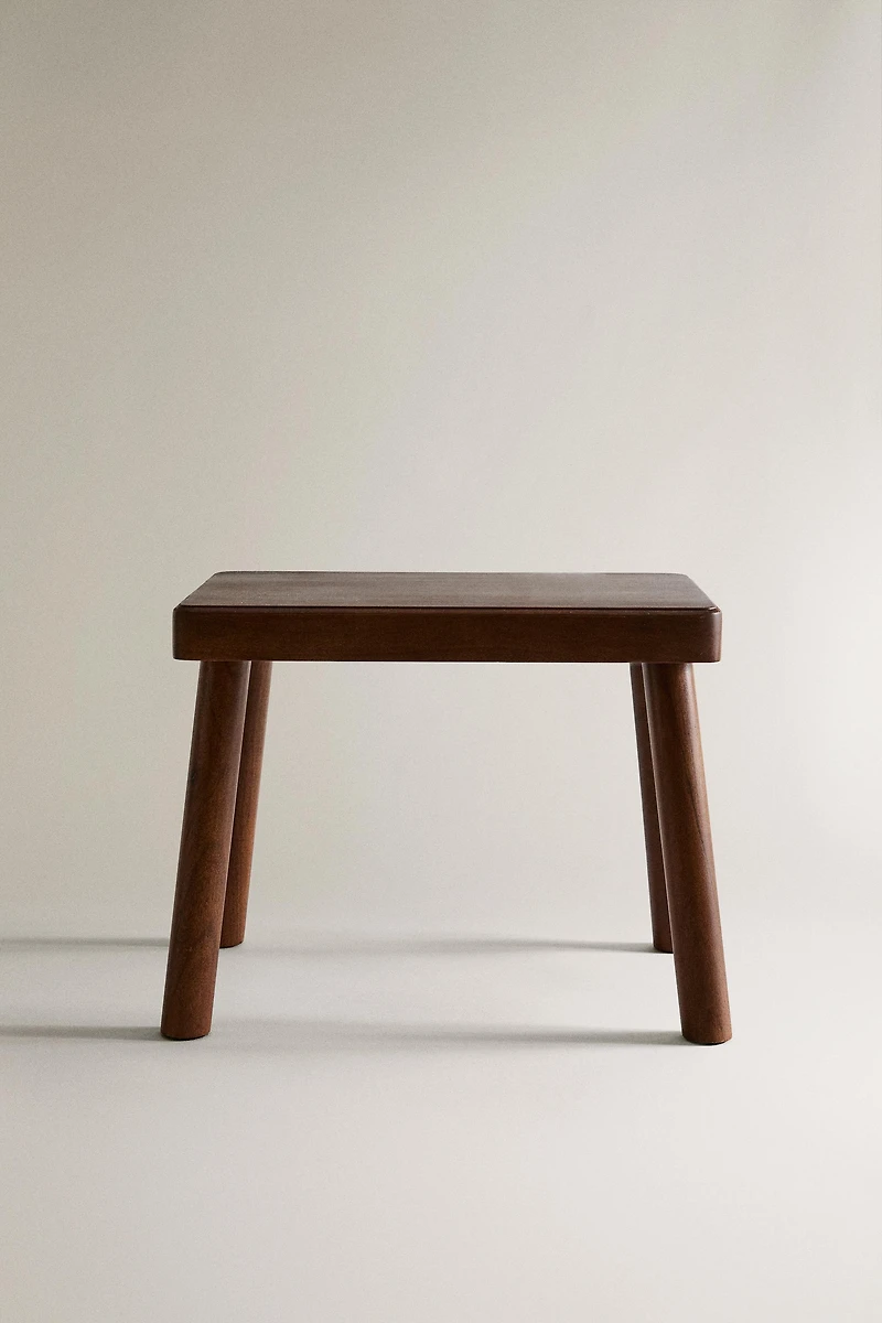 ACACIA WOOD STOOL