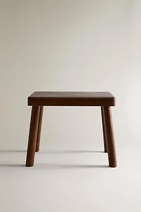 ACACIA WOOD STOOL