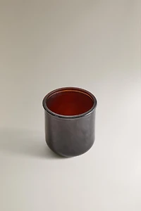 DARK GLASS TOOTHBRUSH HOLDER
