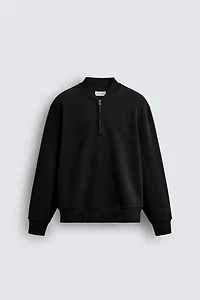 QUARTER-ZIP SWEATSHIRT