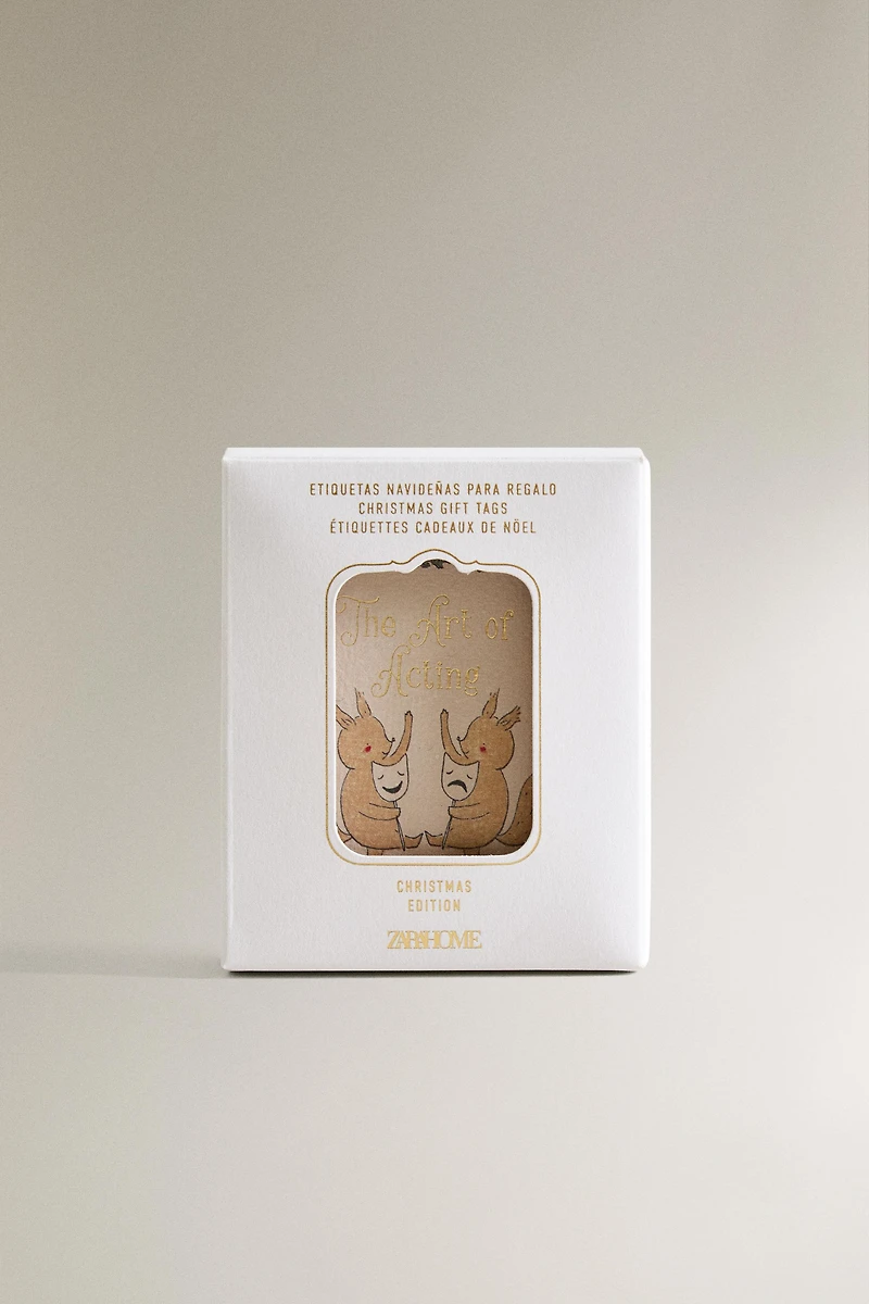 SET OF CHRISTMAS BOOK GIFT LABELS (SET OF 10)