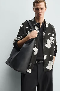 FLUID FLORAL PRINT SHIRT