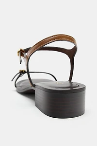 BLOCK HEEL SANDALS