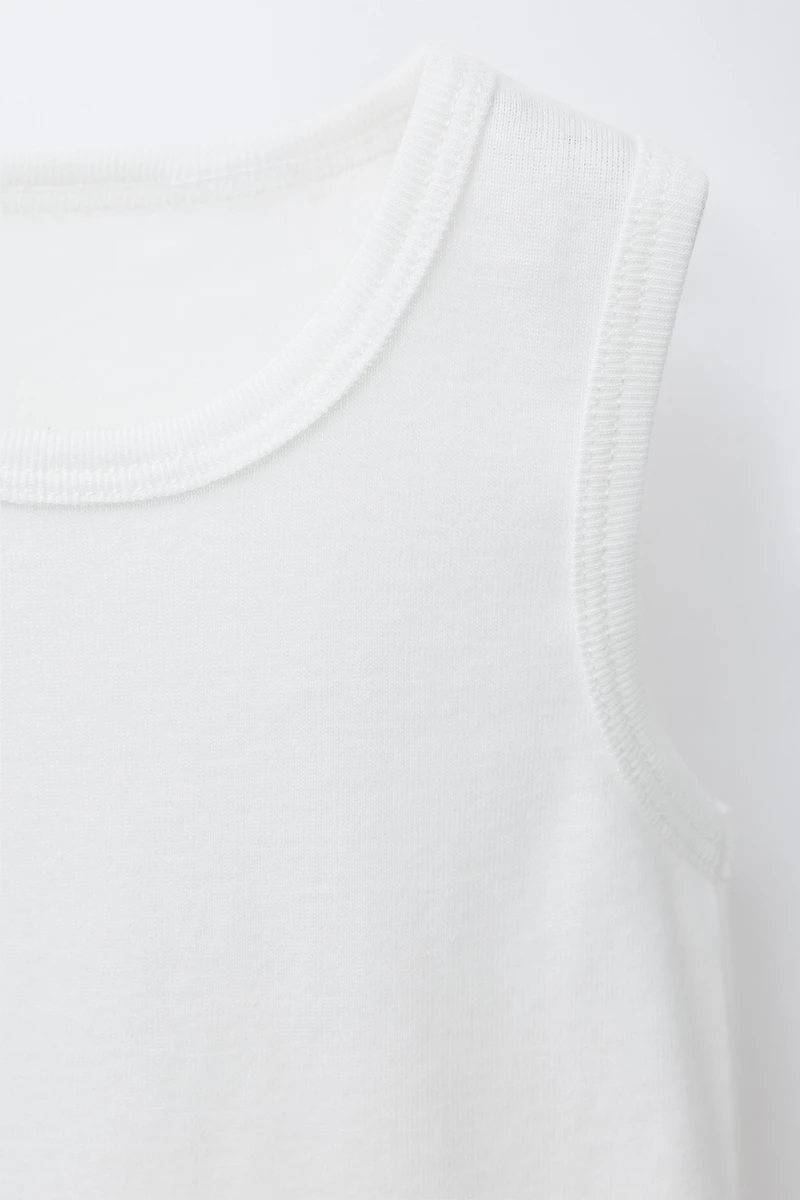 THREE-PACK OF SLEEVELESS T-SHIRTS