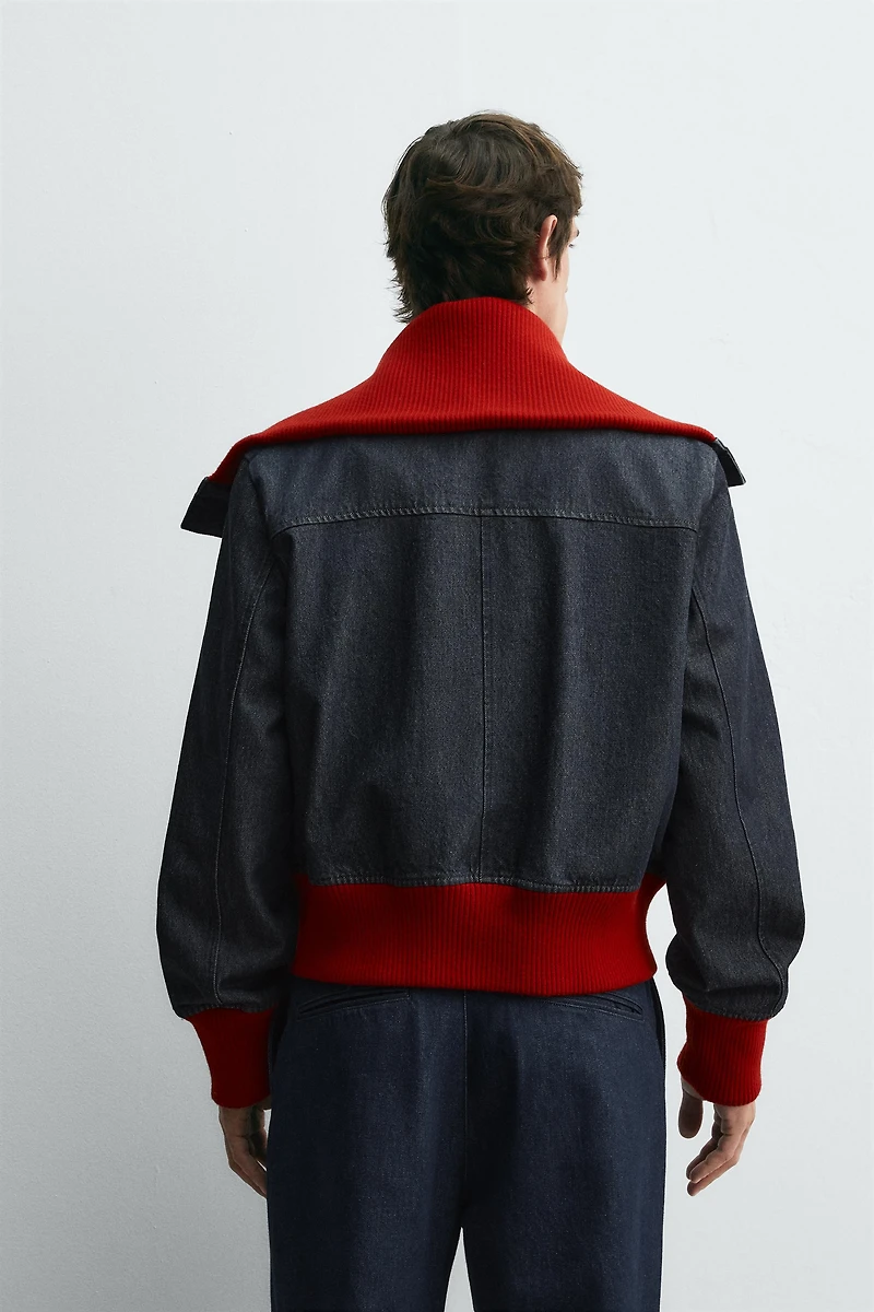 VESTE EN DENIM RIB HARRY LAMBERT FOR ZARA X DISNEY