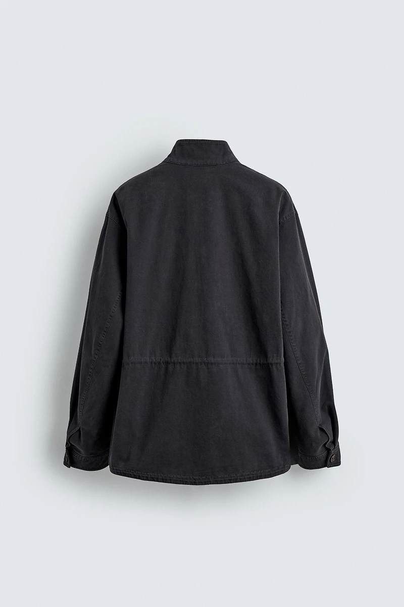 BLOUSON LAVÉ POCHES UTILITY