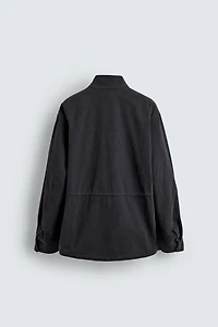 BLOUSON LAVÉ POCHES UTILITY