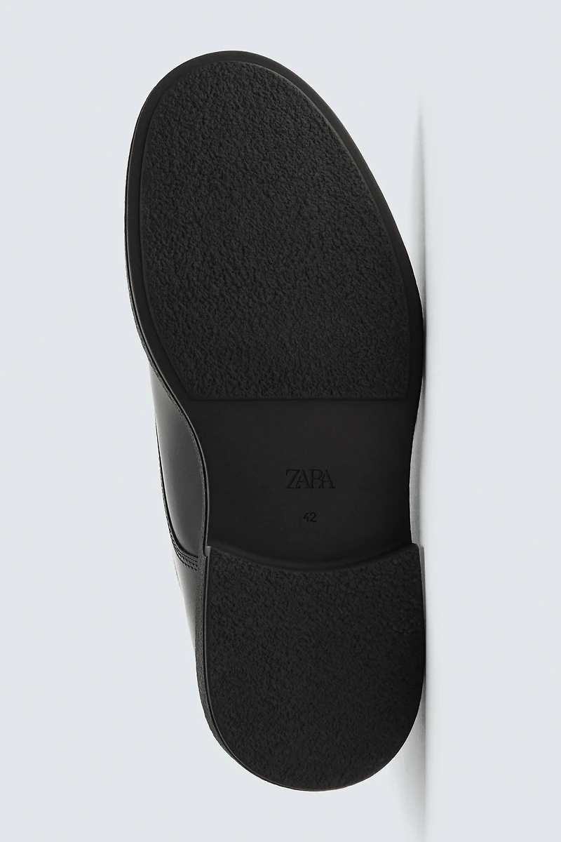 THICK SOLE LEATHER SHOES