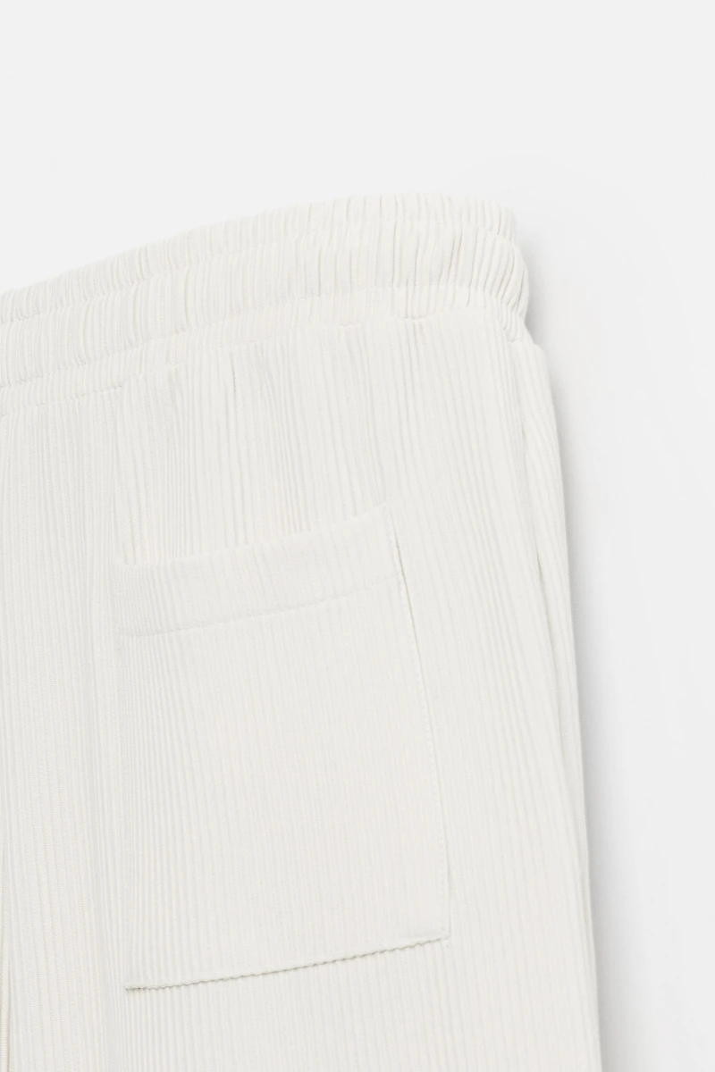 VERTICAL TEXTURED JOGGER PANTS