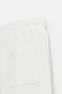 VERTICAL TEXTURED JOGGER PANTS