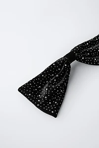 BARRETTE NŒUD STRASS