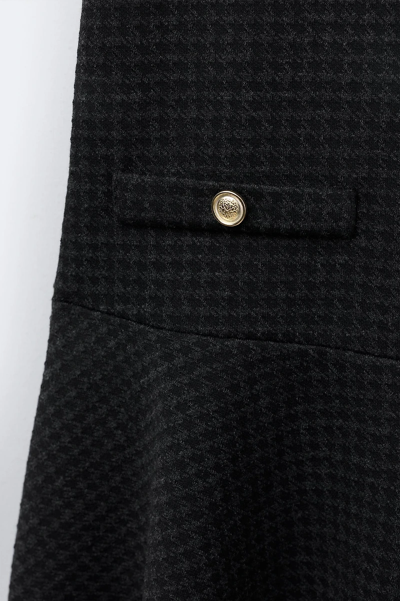 HOUNDSTOOTH DRESS