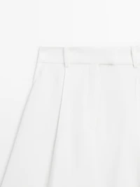 Smart Bermuda shorts with darts - STUDIO