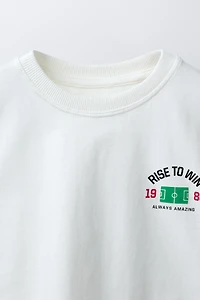 FOOTBALL PRINT T-SHIRT