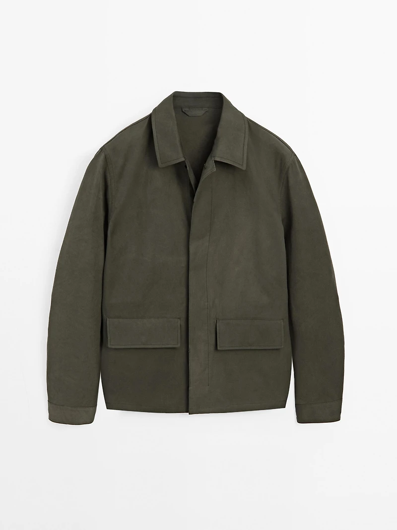 100% cotton maltinto finish jacket