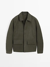 100% cotton maltinto finish jacket