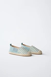 STRIPED JUTE ESPADRILLES