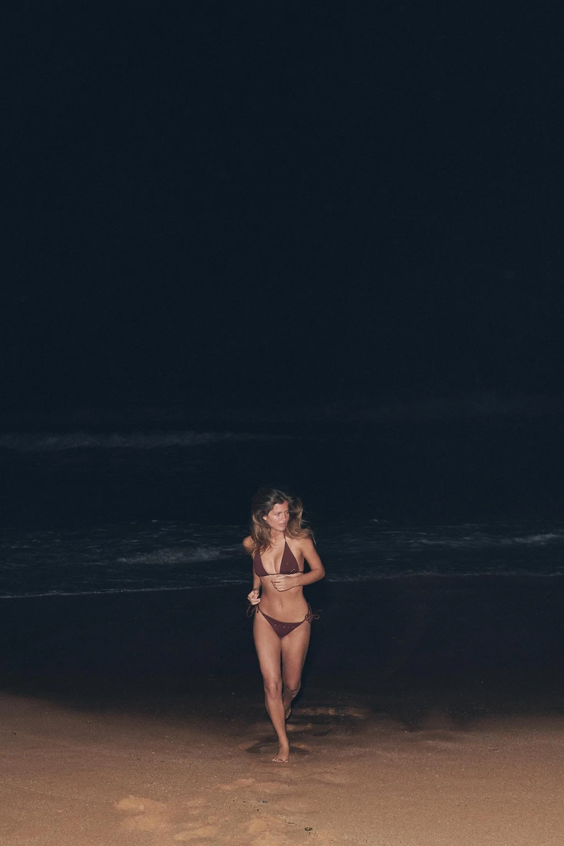 HAUT DE BIKINI TRIANGLE STRASS